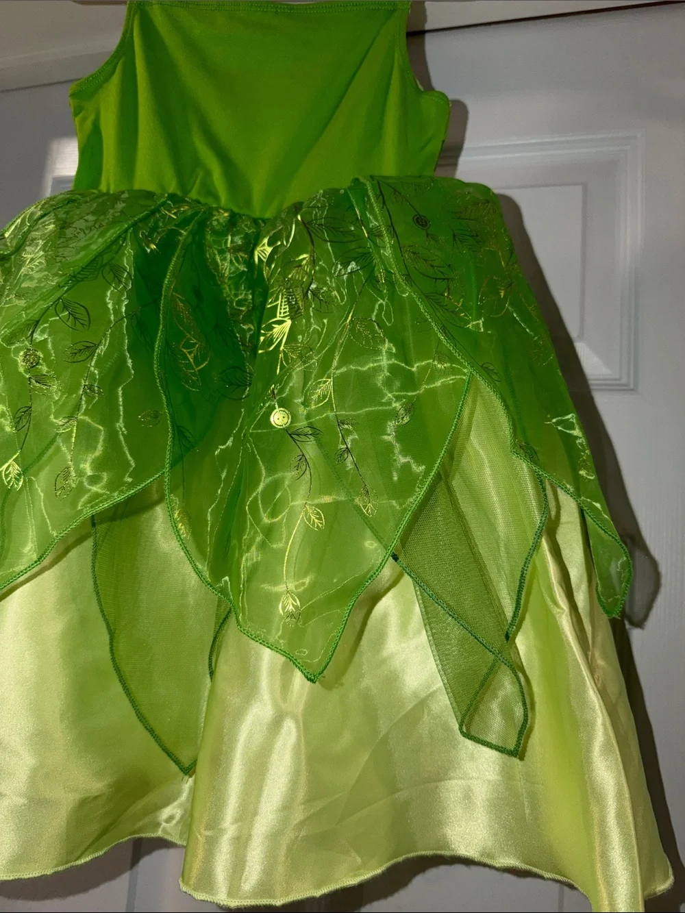 Disney Store Tinker Bell Dress-Up Costume Dress Size 4 – Like New  Let your li
